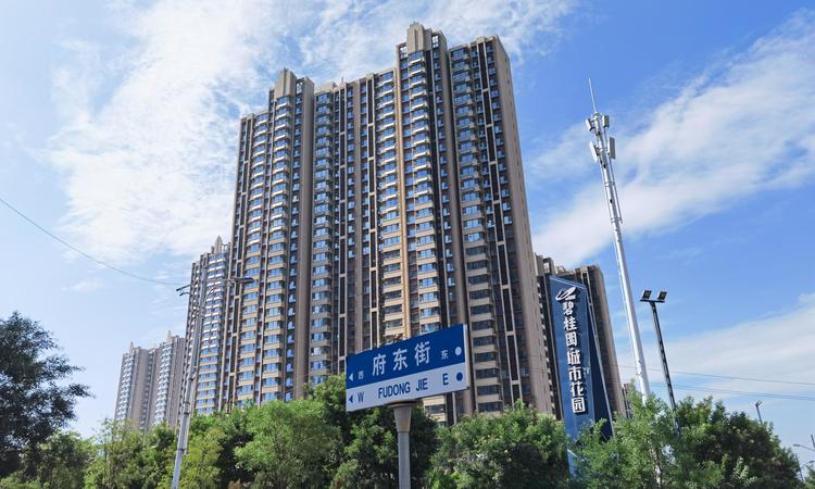 碧桂园城市花园施工进度图