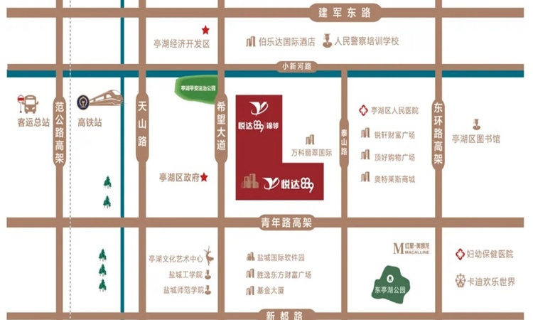 悦达889锦邻交通图