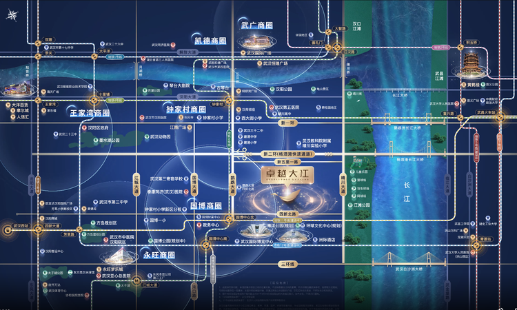 卓越大江交通图