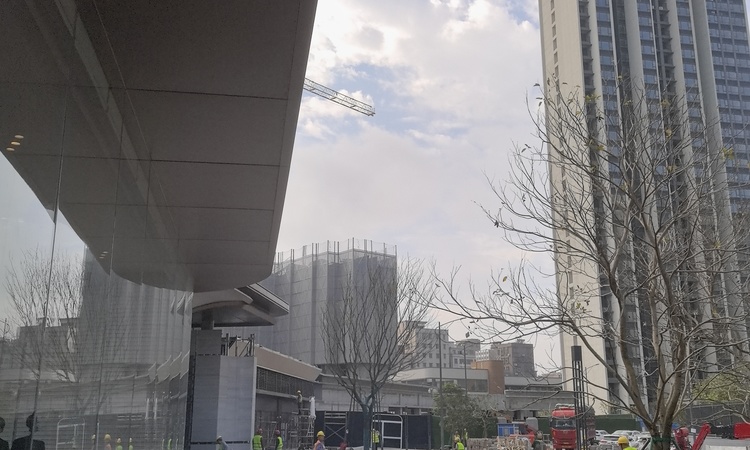 越秀·天悦云湖施工进度图