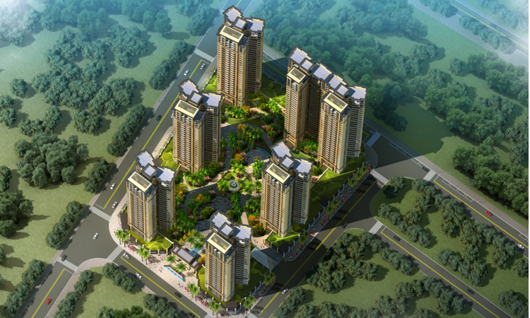 东城豪庭实景图