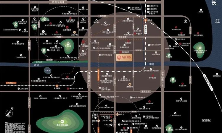 春申阳光交通图