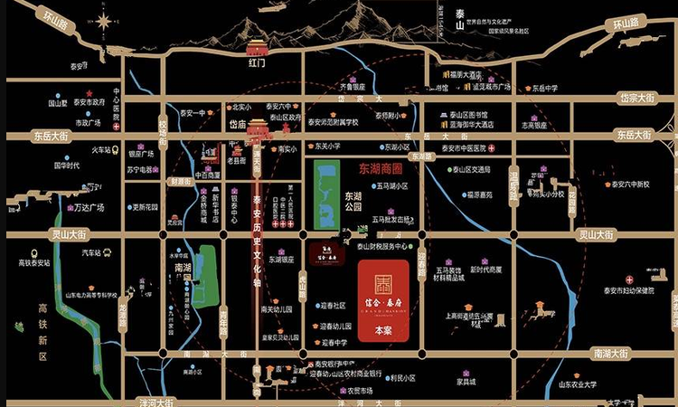信合·泰府交通图