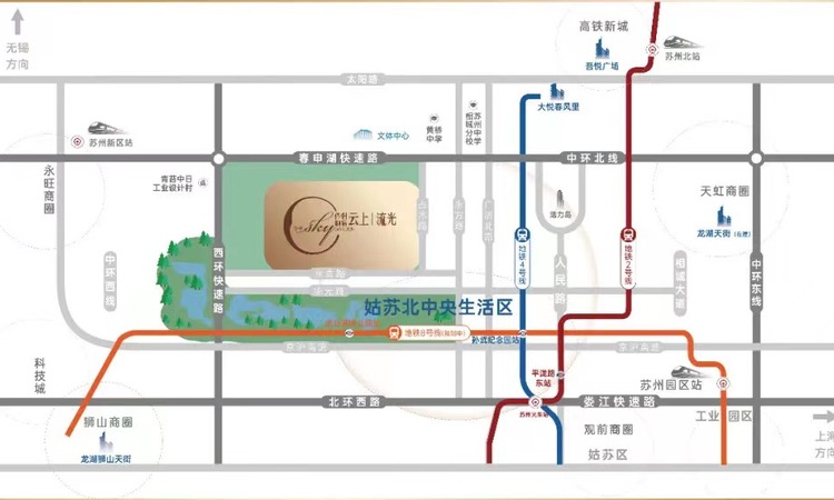 云上流光交通图