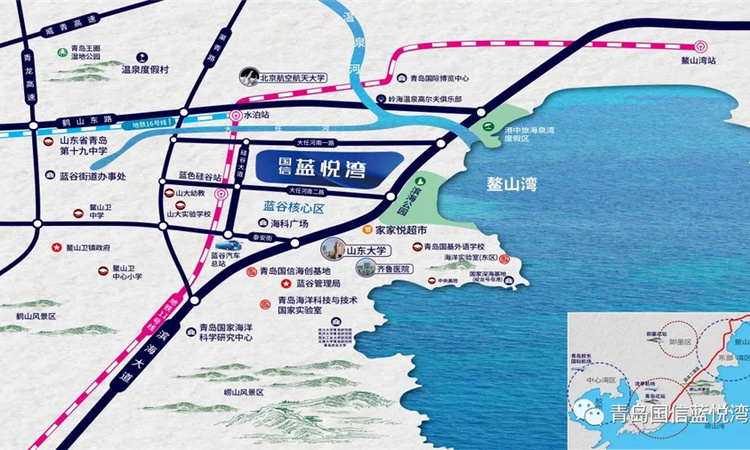 国信蓝悦湾交通图