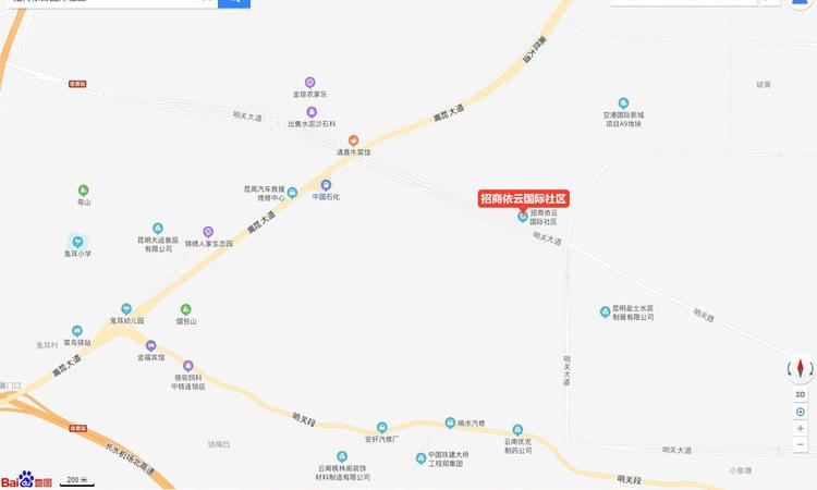 招商·依云国际社区交通图