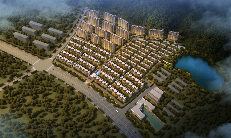 美的西径晓风效果图