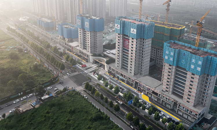 旭辉银盛泰·星河城施工进度图