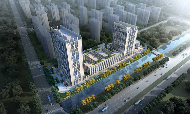 新龙江城市广场效果图