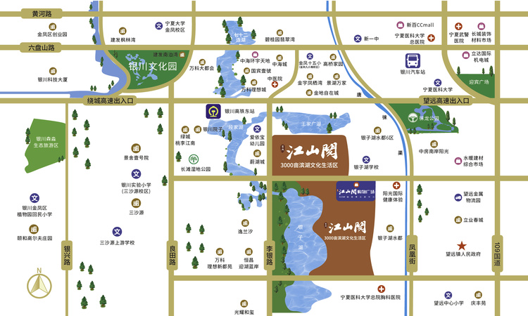 江山阅购物广场交通图