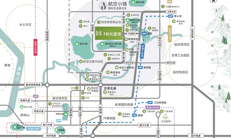 葛宁和光雲境周边配套图