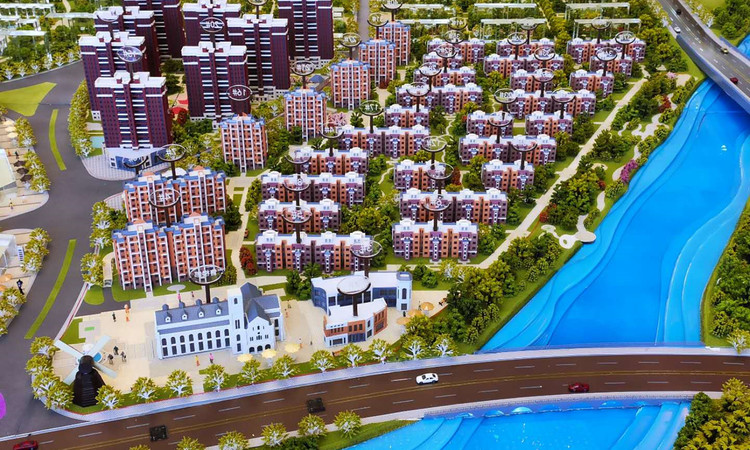 绿地世界中心实景图