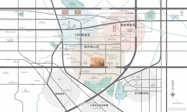 金茂越秀未来府交通图