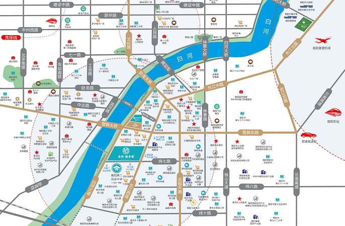 金科桃李郡交通图