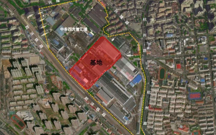 中车四方云汇交通图