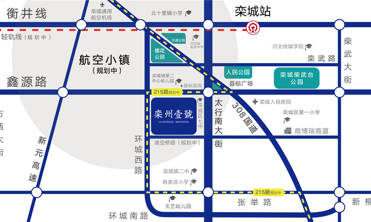 融创栾州壹号交通图