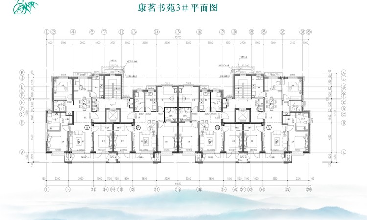 康茗书苑楼层平面图