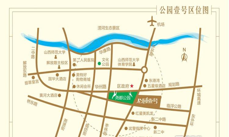公园壹号交通图