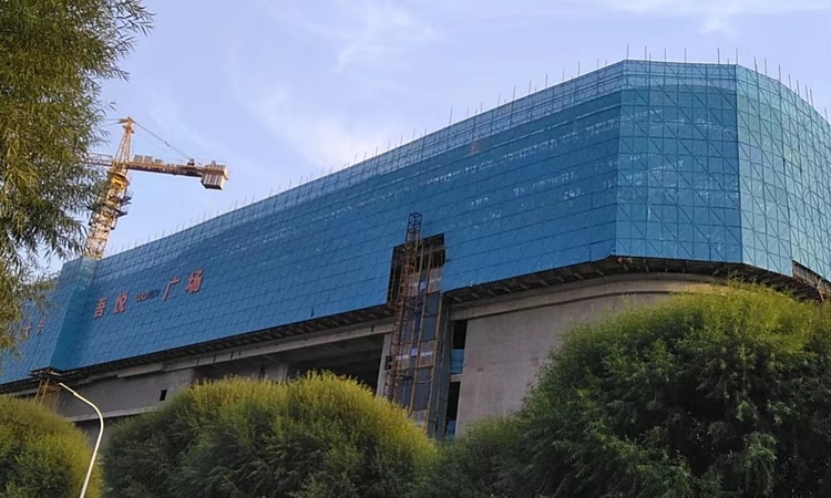 潍坊吾悦广场施工进度图