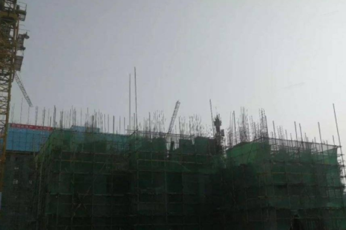 建业壹号城邦施工进度图