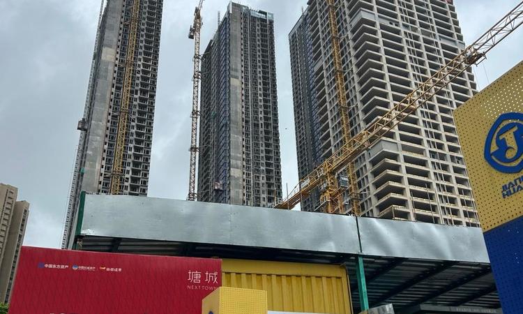 塘城NEXT TOWN施工进度图