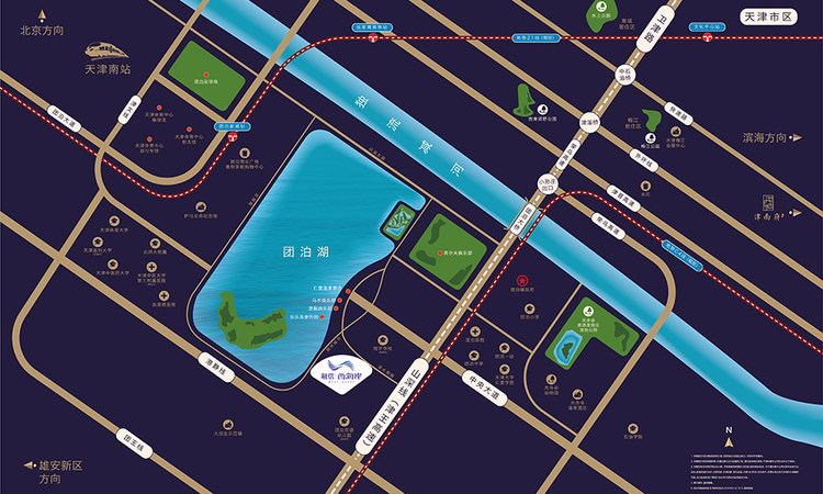 融信西海岸交通图