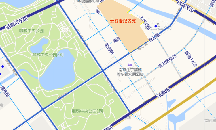 仁恒云谷世纪交通图