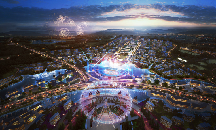 中国铁建·阳明文旅城效果图