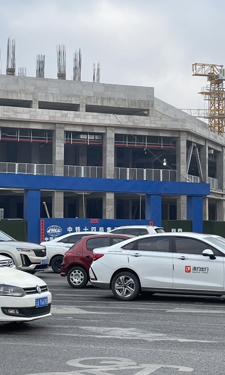世博生态城-蓝湖邻里施工进度图