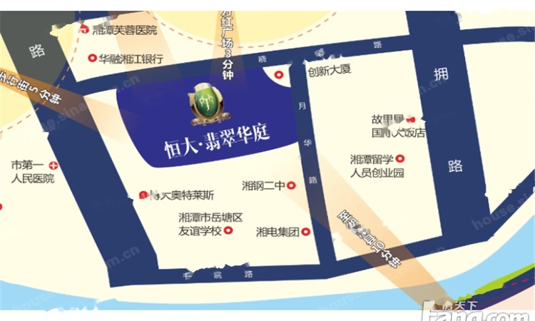 恒大·翡翠华庭交通图