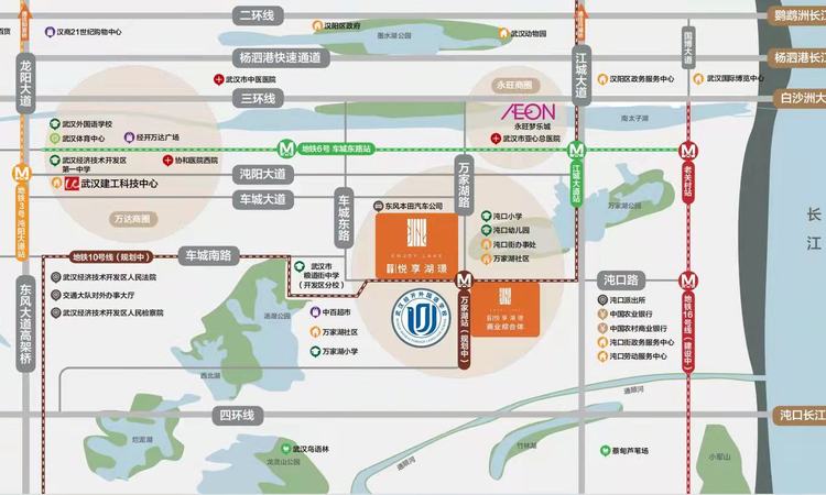 武汉城建悦享湖璟交通图