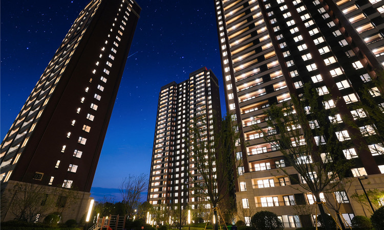 万科公园大道实景图