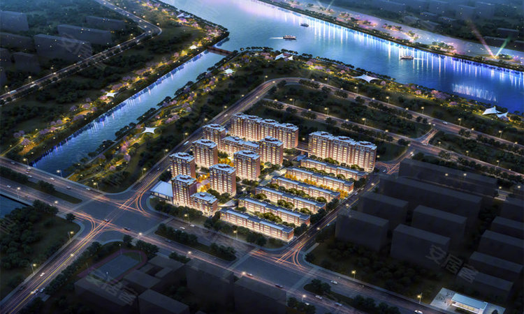 中建海河陆號院效果图