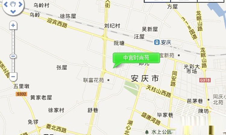 中宜时尚苑交通图