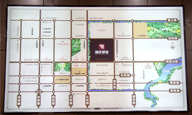广饶海成御苑交通图