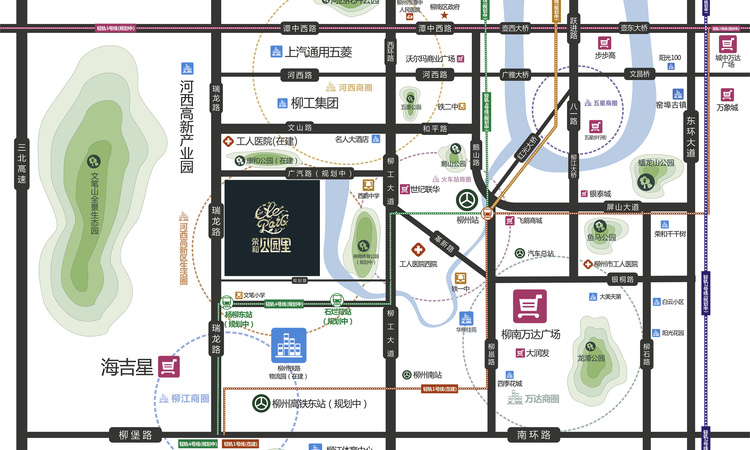 荣和·公园里交通图