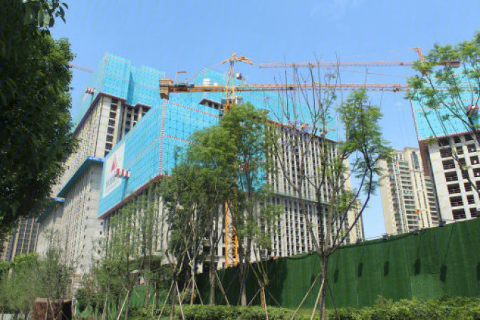 长冶南阳御龙府施工进度图