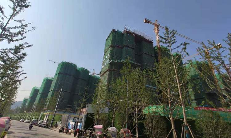 西峡恒大御景半岛施工进度图