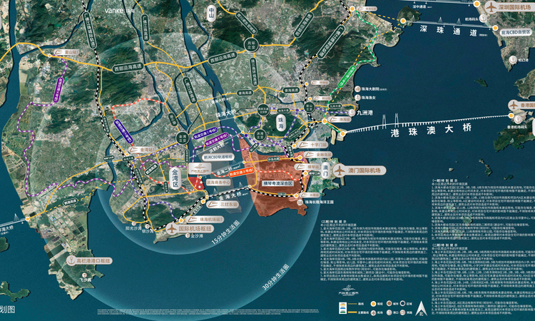 万科海上城市交通图