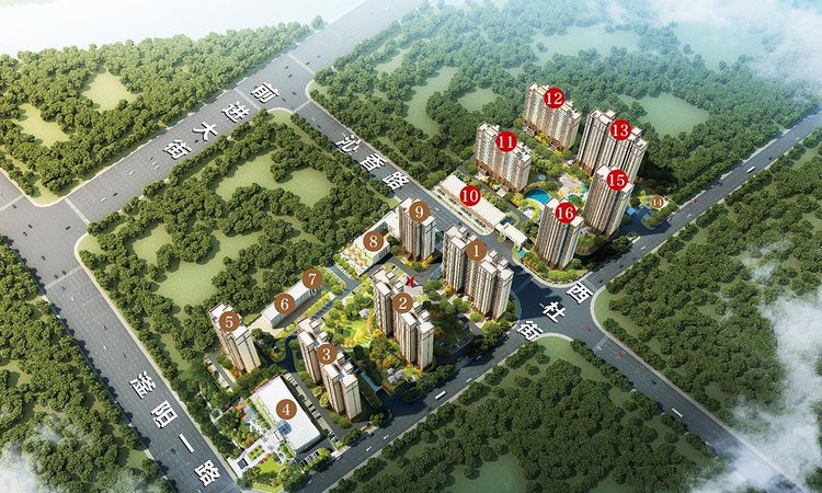 泰华·丽景福苑尚园效果图