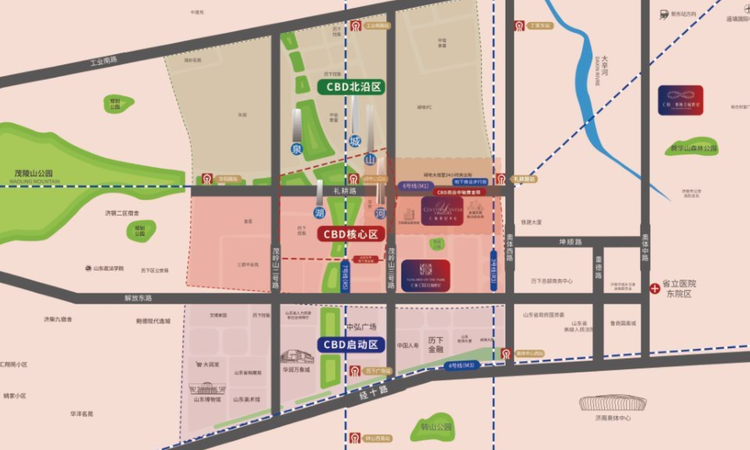 CBD仁恒世纪中心交通图