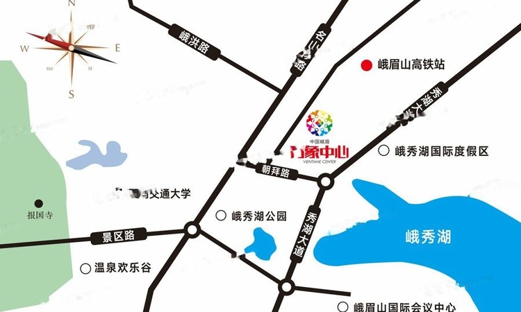 峨眉·万象中心交通图