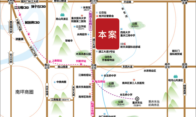 新天泽玖誉交通图