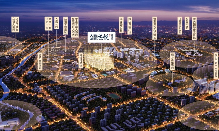 大发德商熙悦花苑交通图