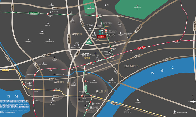 合景泰富·揽月臻翠府交通图