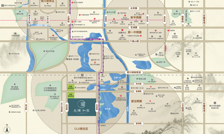 光耀和玺交通图