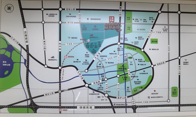 日月光伯爵天地汇景华庭交通图