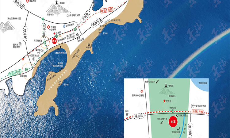 中联和府交通图