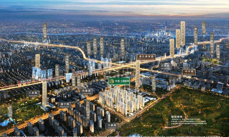 大华·公园柏翠周边配套图