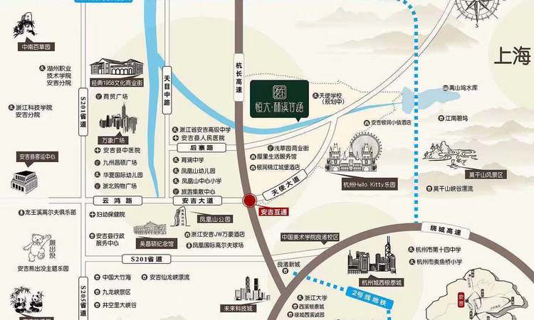 恒大·林溪竹语周边配套图